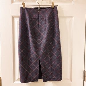 Plaid Expess Pencil Skirt Size 00
